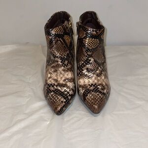Women’s Snake skinned Ankle Boot